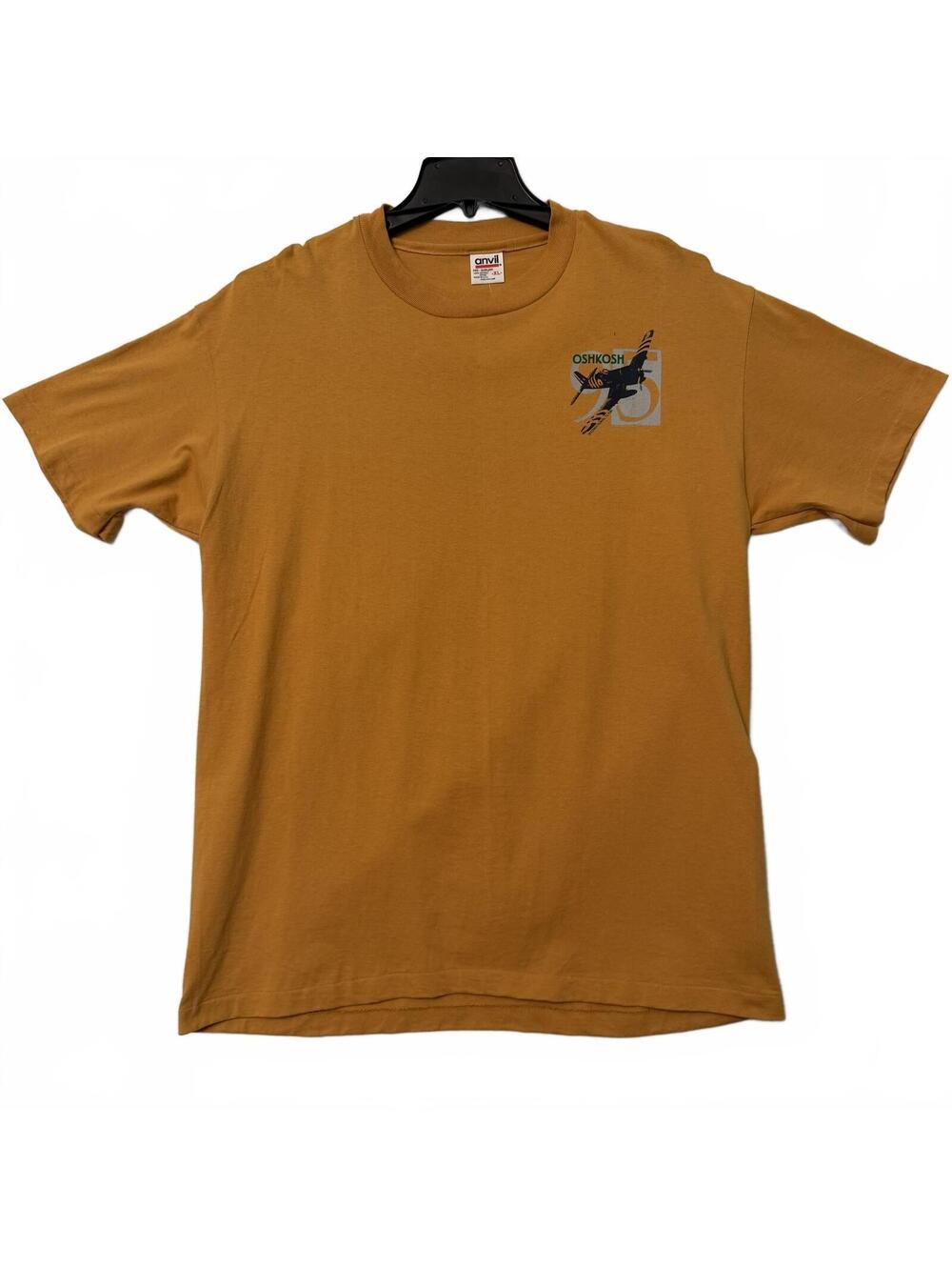 VTG Oshkosh 1995 International Fly In T-Shirt Size XL Single Stitch Anvil USA